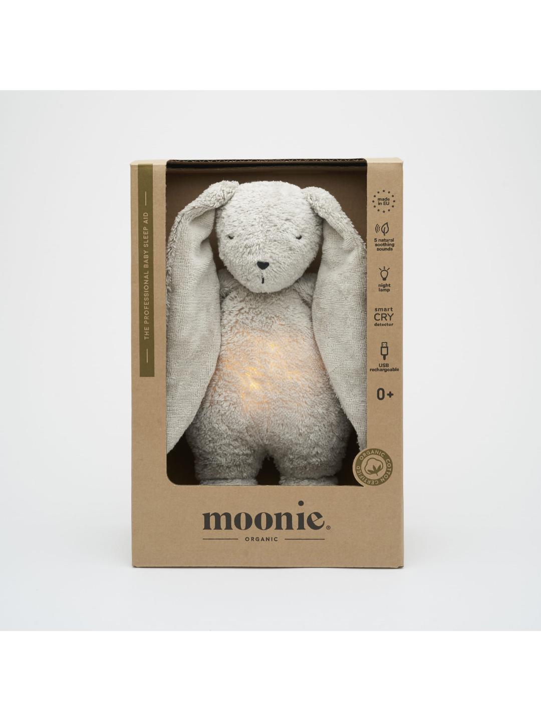 MOONIE 2.0 garsus skleidžiantis migdukas BUNNY