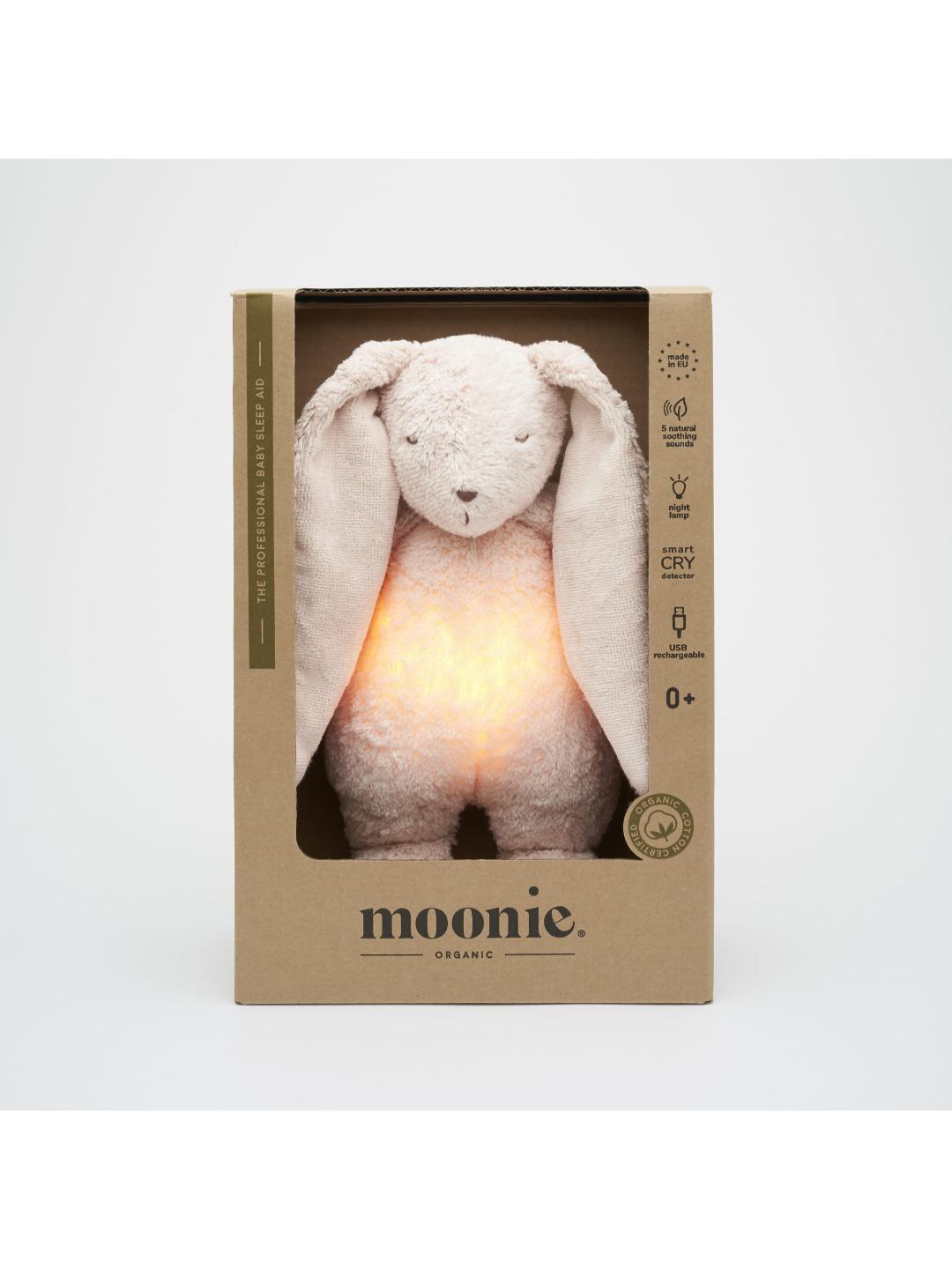 MOONIE 2.0 garsus skleidžiantis migdukas BUNNY
