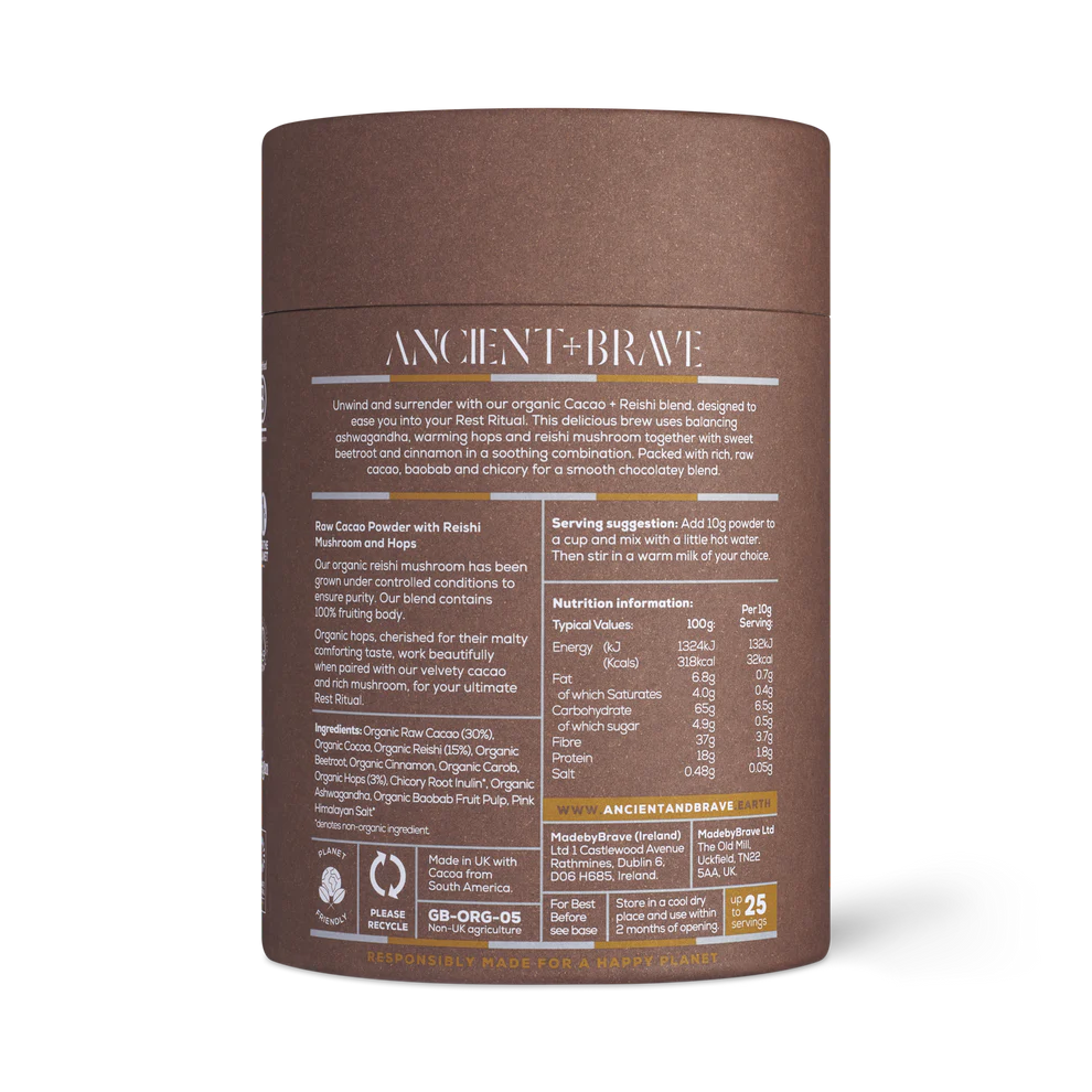 CACAO+REISHI kakava su reishi ir ašvaganda