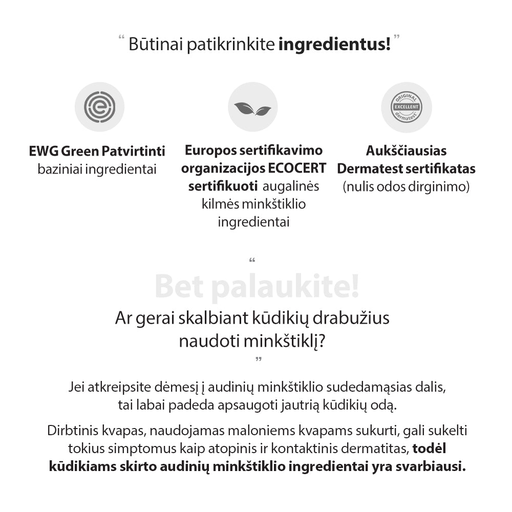 MOTHER-K “DIA” Audinių Minkštiklis
