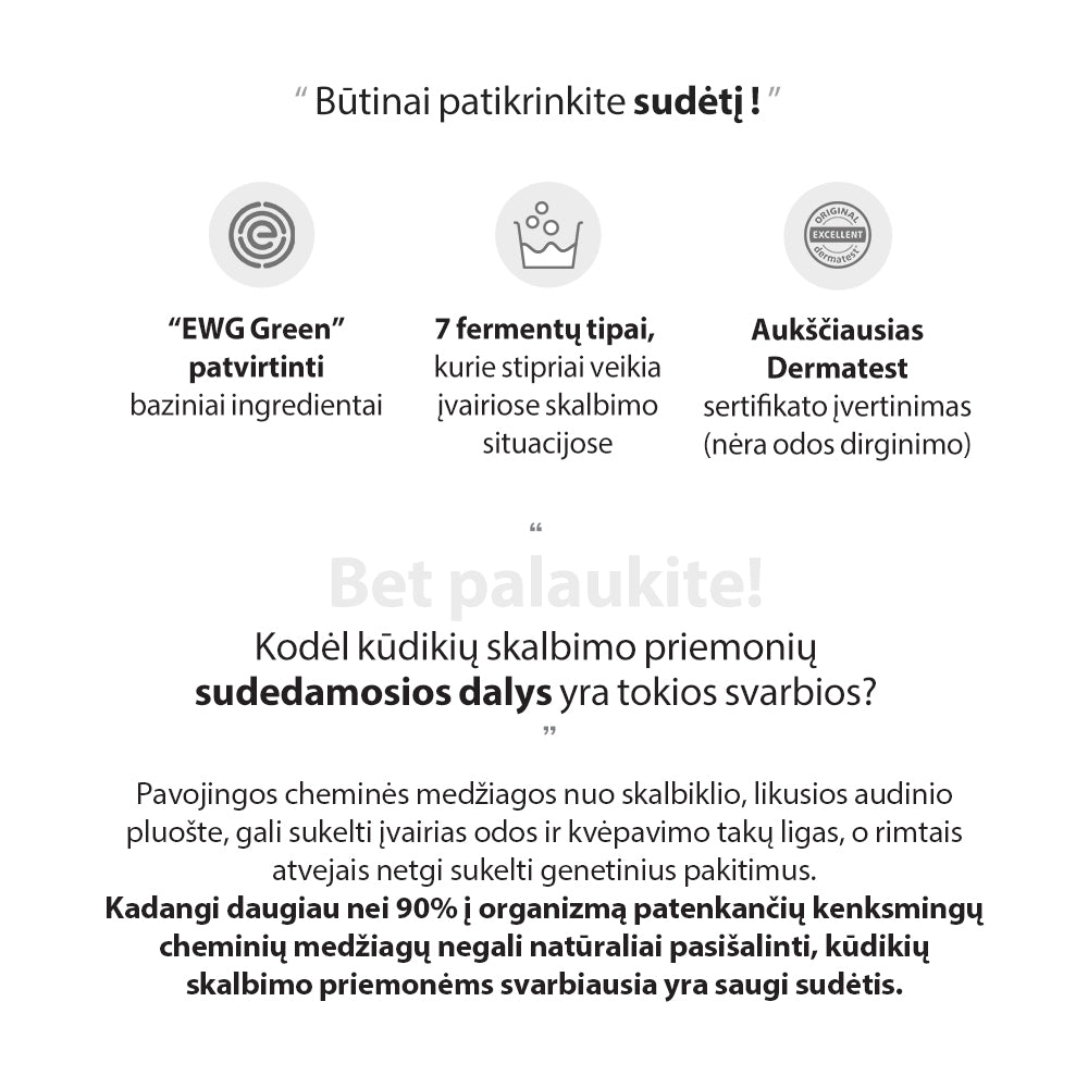 MOTHER-K “DIA” Audinių Skalbiklis