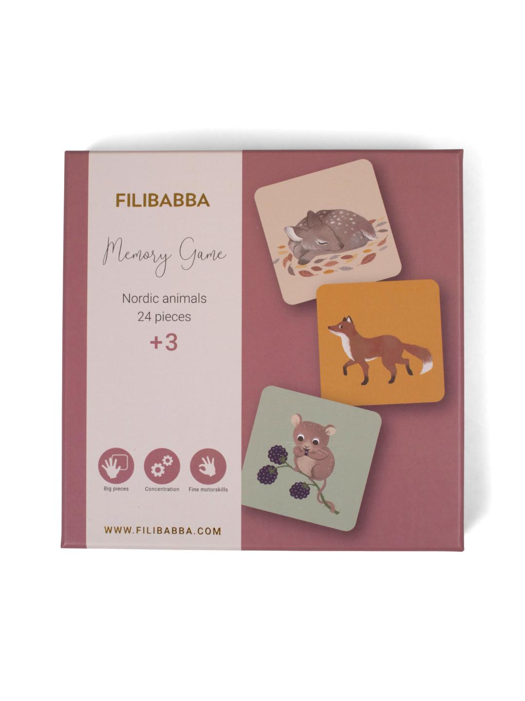 FILIBABBA lavinamoji dėlionė MEMORY