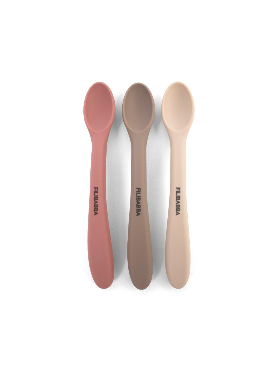 FILIBABBA silikonių šaukštelių rinkinys (3 vnt)