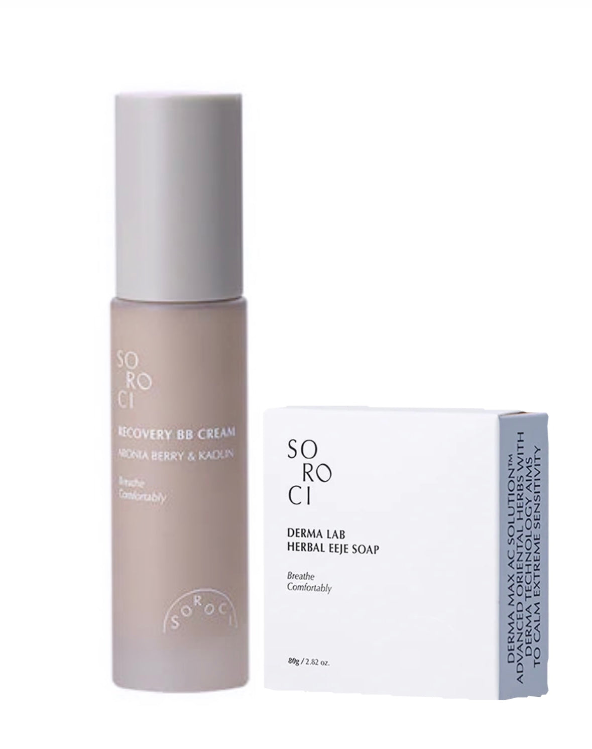 RINKINYS VEIDUI kietasis muilas odai valyti + BB kremas su SPF50