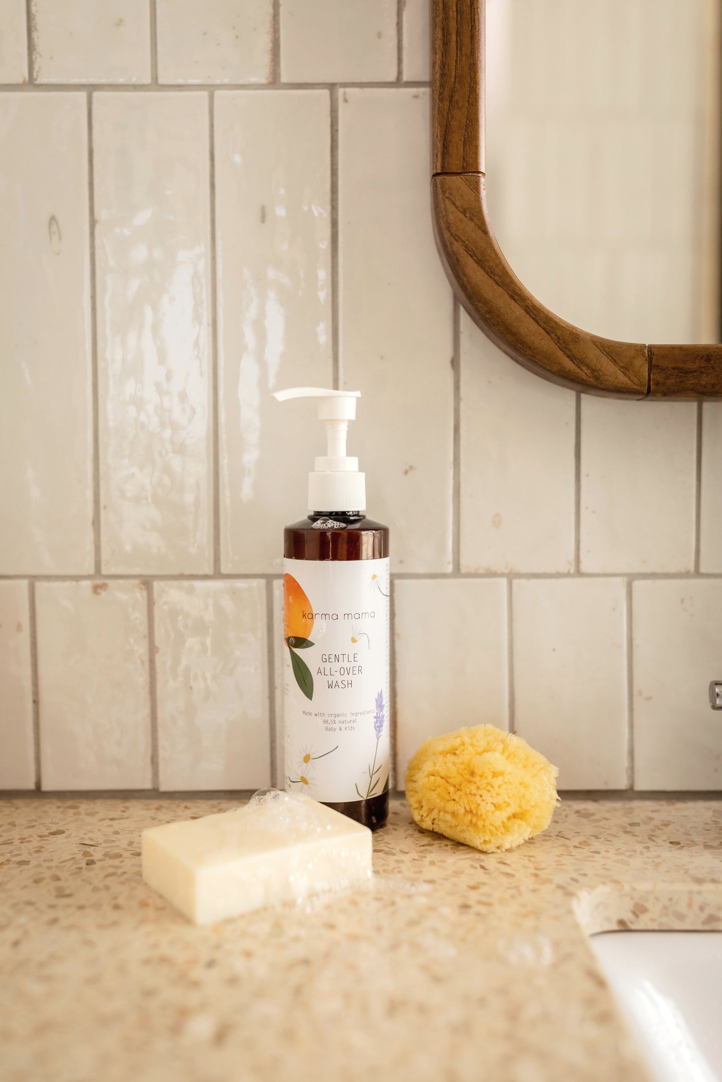 karma mama GENTLE ALL-OVER WASH gentle cleanser for babies and children