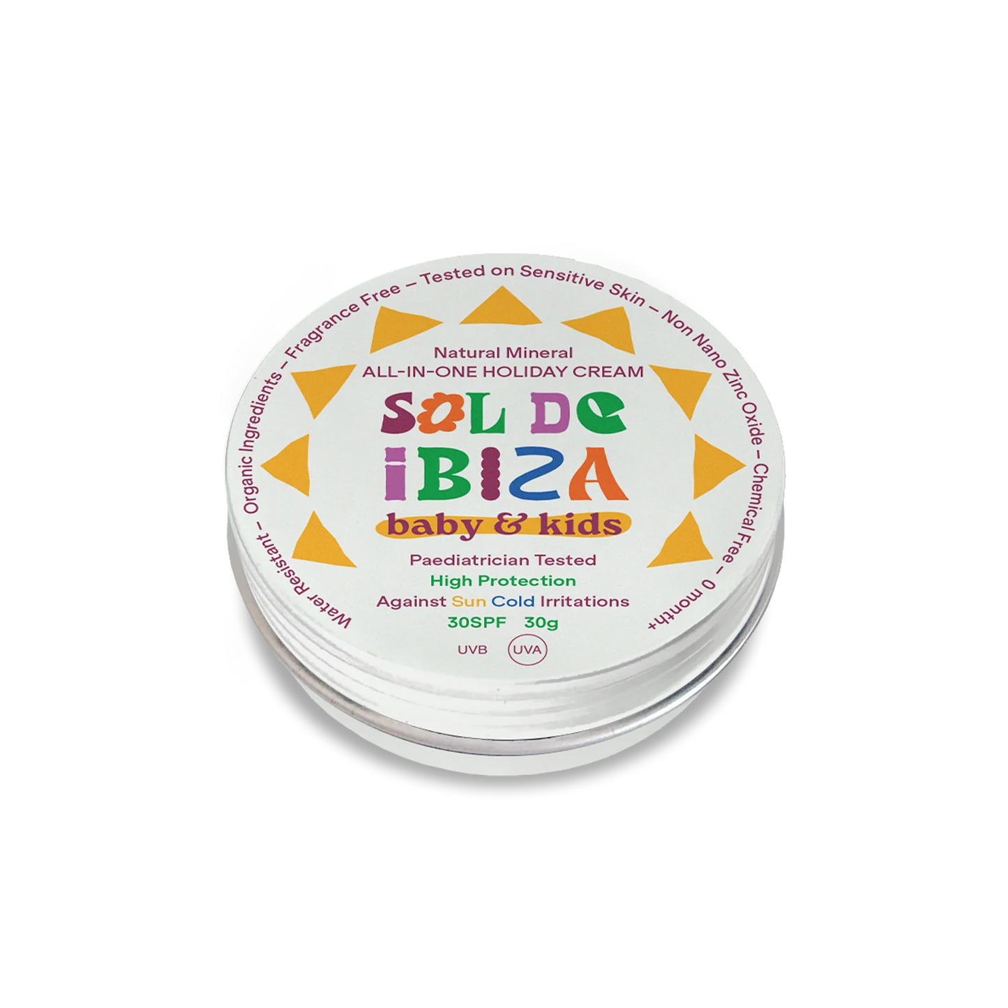 SOL DE IBIZA sunscreen for children and babies SPF30