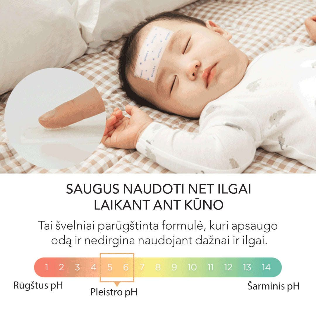 MOTHER-K Vėsinantis pleistras , 6vnt.