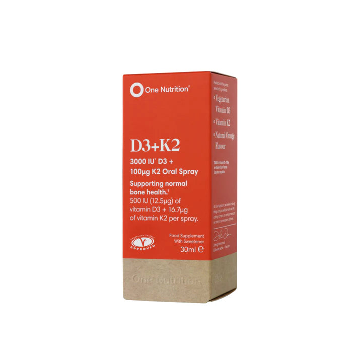 D3 + K2 purškiamas vitaminas - kaulam ir raumenims