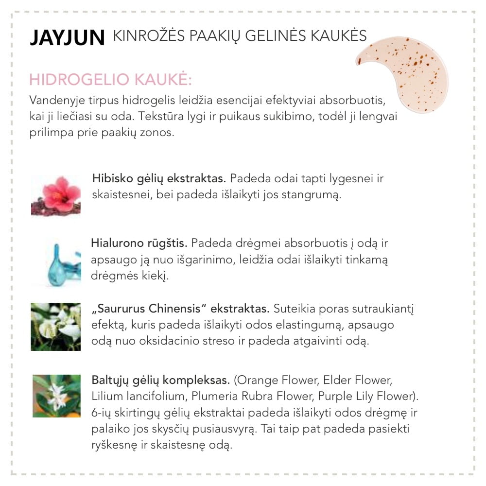 JAYJUN PAAKIŲ ir SKRUOSTŲ gelinės kaukės