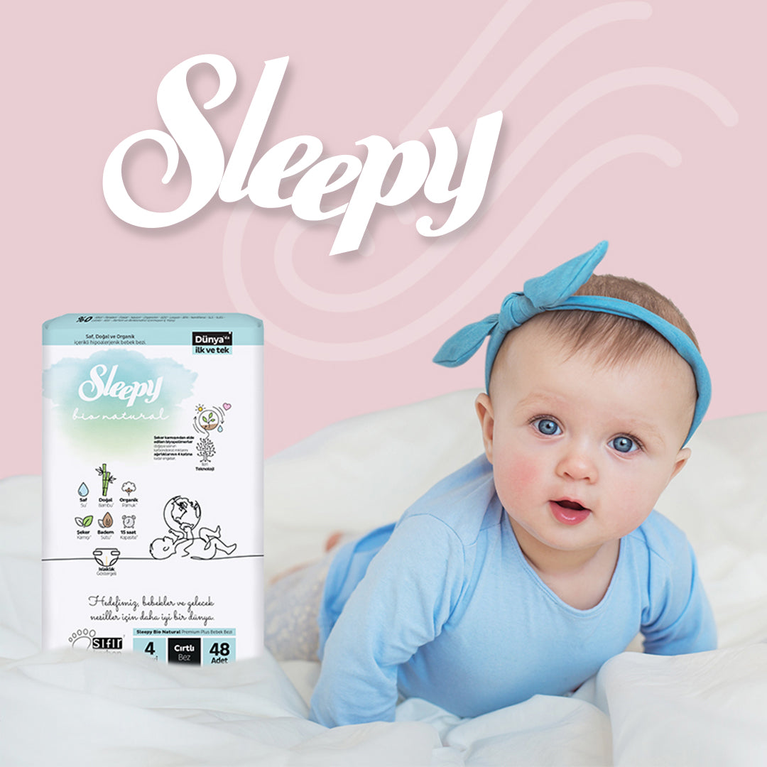SLEEPY “Bio Natural” sauskelnės