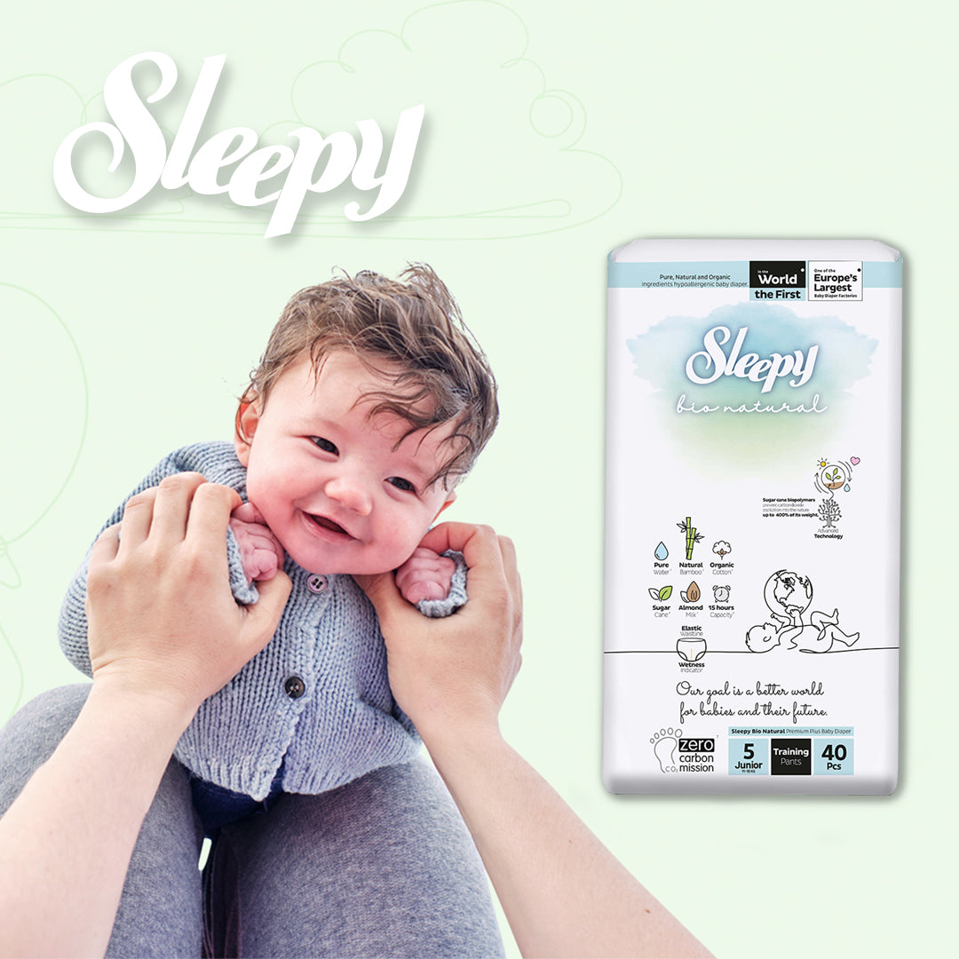 SLEEPY “Bio Natural” sauskelnės