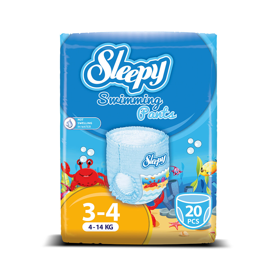 SLEEPY maudymosi sauskelnės-kelnaitės