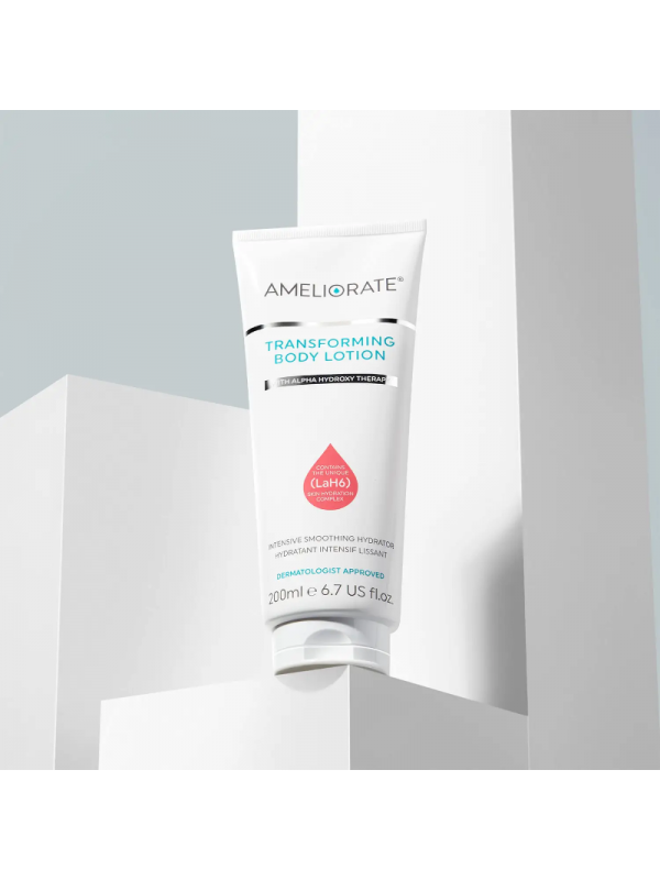 TRANSFORMING CLARITY BODY LOTION ROSE rožių kvapo drėkinantis kūno losjonas