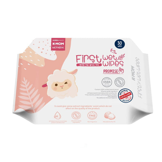 K-MOM LALABEBE organic wet wipes “Panda” (70 pcs.)