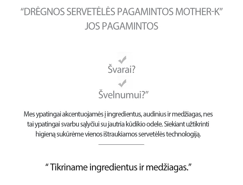 K-MOM  Organiškos drėgnos servetėlės “Avelė” (30 vnt.)