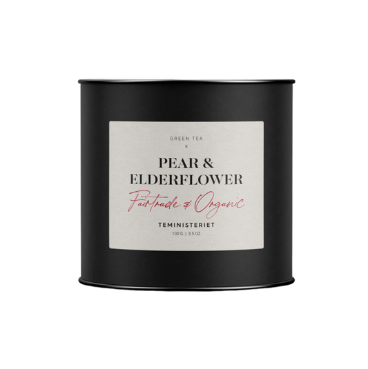 TEMINISTERIET FARETRADE PEAR & ELDERFLOWER green tea