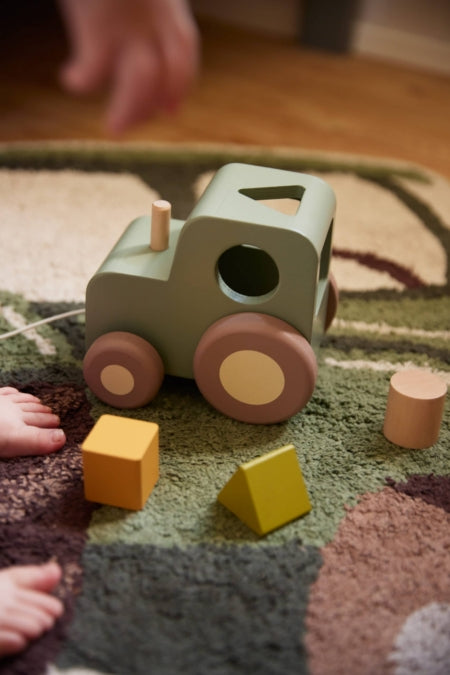 FILIBABBA lavinamasis medinis žaislas TRACTOR