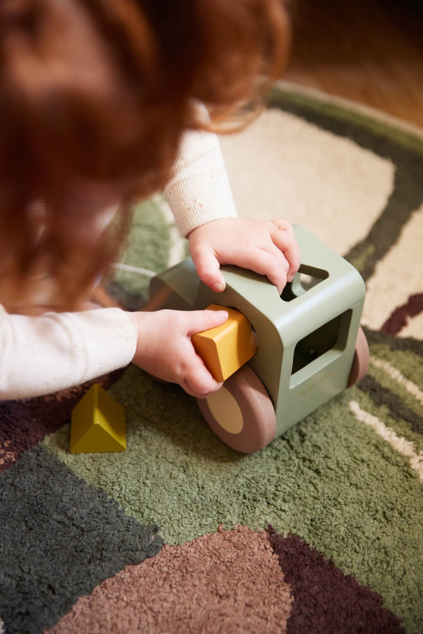 FILIBABBA lavinamasis medinis žaislas TRACTOR