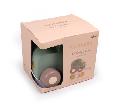 FILIBABBA lavinamasis medinis žaislas TRACTOR