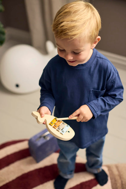 FILIBABBA medinių muzikinių instrumentų rinkinys lagaminėlyje