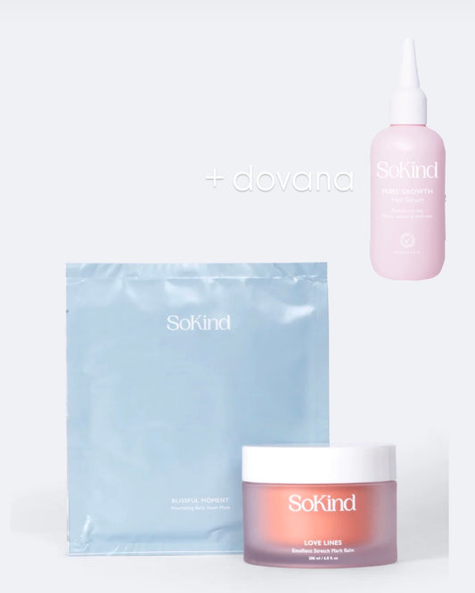 SOKIND duetas strijoms + dovana PURE GROWTH serumas plaukams (vertė 45 eur)