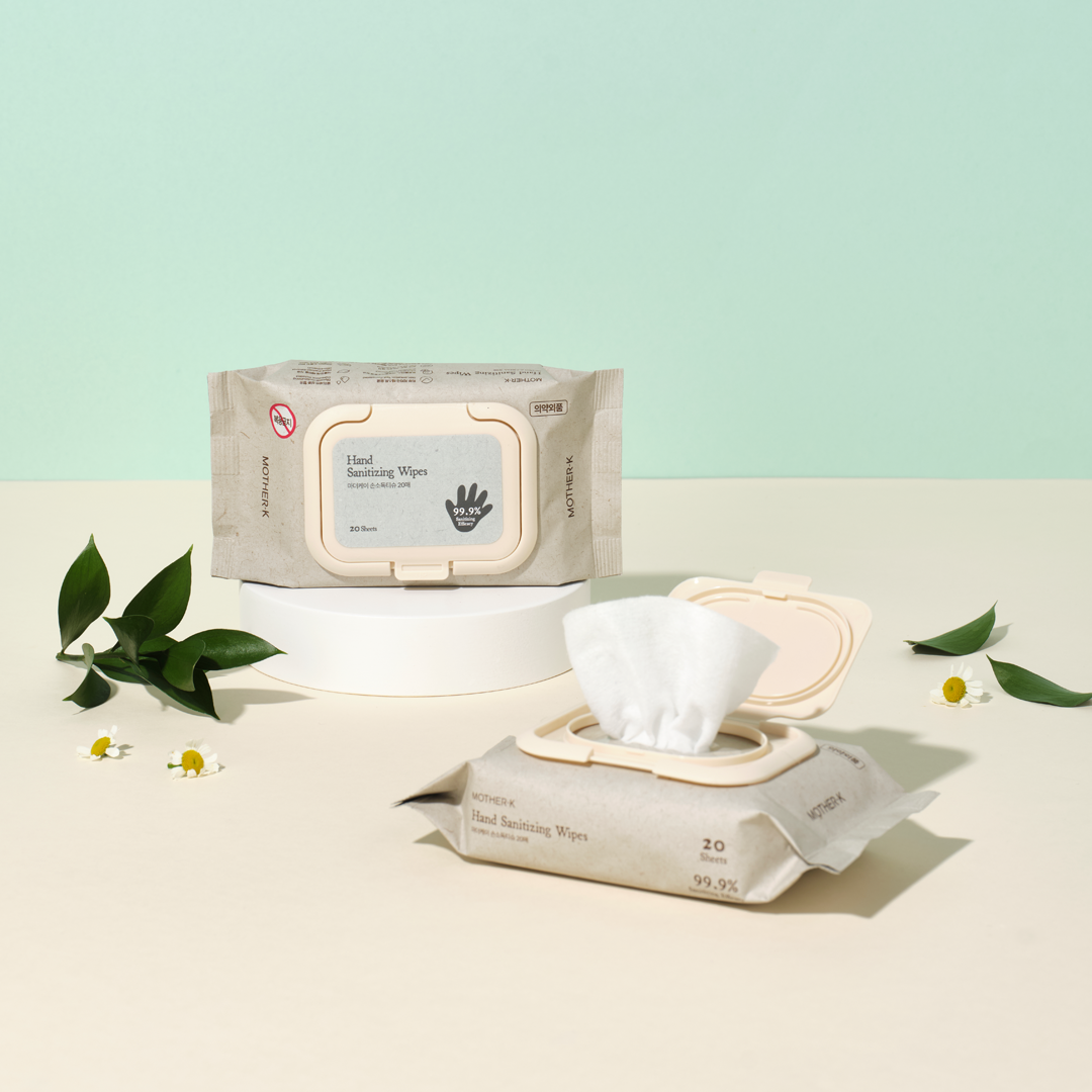 K-MOM LALABEBE wet wipes with ethanol (40 pcs.)