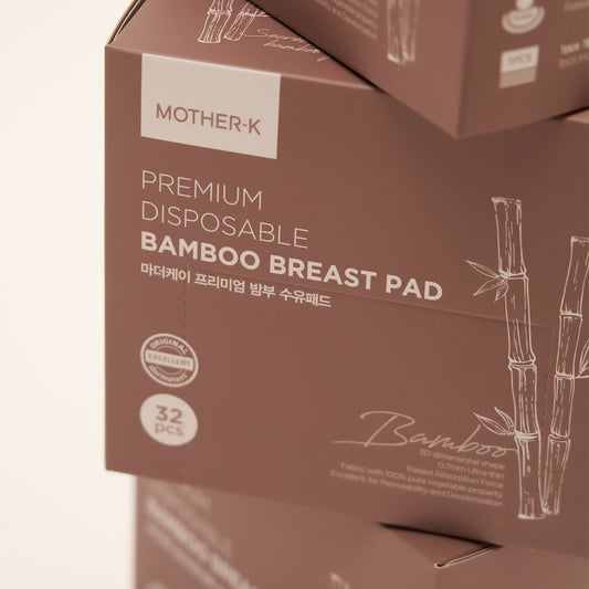 MOTHER-K Organic bamboo disposable bra pads