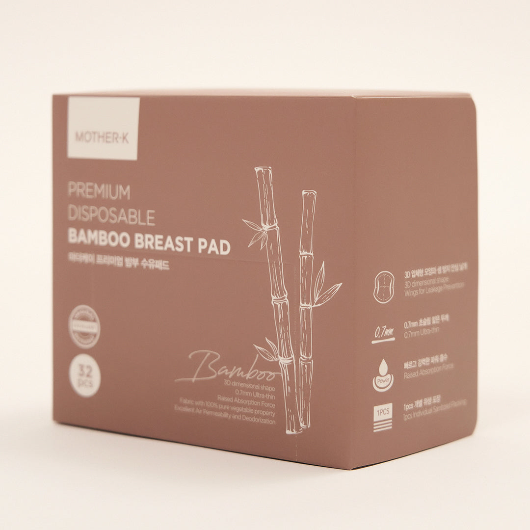 MOTHER-K Organic bamboo disposable bra pads