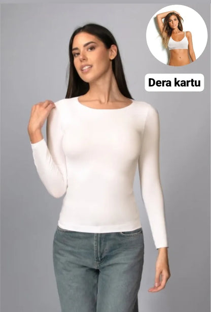 INTIMIDEA CASHMERE ULTRASOFT  palaidinė ilgomis rankovėmis su kašmyru